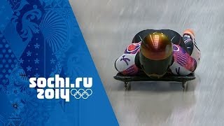 Skeleton  Mens Heats 1 amp 2  Sochi 2014 Winter Olympics [upl. by Ecirehc]