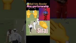 Greatest sportsmanship Siraj cricket sportsmanship emotional feedshorts feel status indvsaus [upl. by Osbourn]