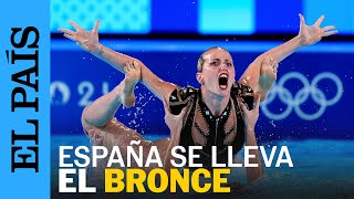 OLIMPIADAS  España se lleva el bronce en la natación sincronizada en París 2024  EL PAÍS [upl. by Lorene]