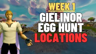 Week 1 Gielinor Egg Hunt Locations [upl. by Brnaby]