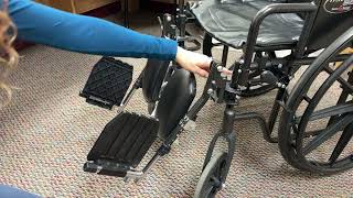 Reclining Power Wheelchair with Elevating Footrests [upl. by Leohcin385]