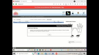 Operator Disclosure before proceeding for remove enrolment while trying onboarding in ECAV 1761 [upl. by Iaria]