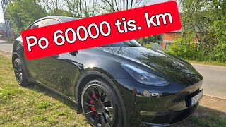 Tesla  model Y  LR 2022  postřehy po 60 tis km  hodnocení  elektromobily [upl. by Amorita957]