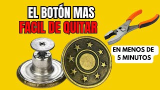 la manera más fácil de QUITAR BOTONES para JEANS [upl. by Rois]