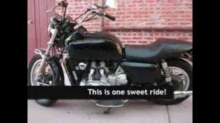 1978 Honda Goldwing GL1000 quotThe Black Pearlquot Naked Custom Restoration Cafe Bobber [upl. by Hersh]