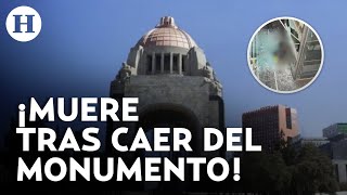 ÚLTIMAHORA  Muere trabajador del Monumento a la Revolución al caer de las alturas su arnés falló [upl. by Gloriane439]