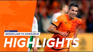 Highlights Nederland  Hongarije 81 11102013 WK 2014kwalificatie [upl. by Beora]