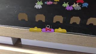 Space Invaders Game in AR made with CoSpaces [upl. by Nauqram]