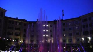 Hotel Colosseo Fountain Show  Europa Park [upl. by Ak]