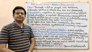 Antifungal Drugs Part07 Itraconazole amp Other Topical Azoles Mechanism of Action  Antifungal Drug [upl. by Asilem]