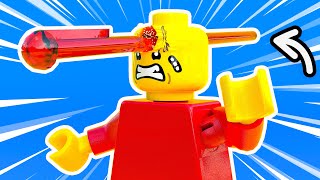 Testing Lego Blasters Against Minifigures [upl. by Agler479]