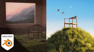 Create a Grass Environment in Blender [upl. by Anerys811]