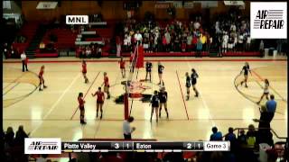 Volleyball Eaton at Platte Valley [upl. by Domenic]