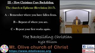 Sermon 20241013  Kyle Ellison  The Backsliding Christian [upl. by Ydualc]