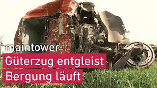 Schweres Zugunglück Schwierige Bergungsarbeiten beginnen in MünsterAltheim I maintower [upl. by Efeek302]