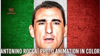 Antonino Rocca in Color  Photo Animation [upl. by Ado]