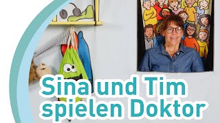 Sina und Tim spielen Doktor  Puppentheater [upl. by Aivat736]