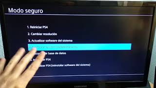 Nuevo 2018 cómo acceder al modo seguro en PS4 [upl. by Asilav]