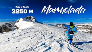 Sci alpinismo Marmolada🏔️🎿 [upl. by Naesal]