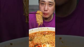 ASMR MUKBANG Korean Ramen [upl. by Ahsimaj935]