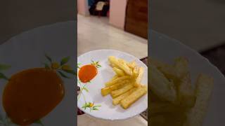 Ghar pe banaye french fries🍟🤤 nehabisht cookingfood pahadi pahadivlogger frenchfries snacks [upl. by Etselec]