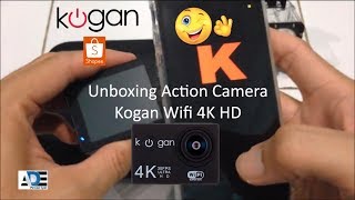 Unboxing KOGAN Action Camera 4K WIFI [upl. by Laughlin]