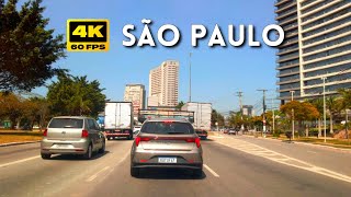 Ponte Freguesia do Ó até Viaduto Pompéia São Paulo  4K 60FPS BRASIL [upl. by Polad]