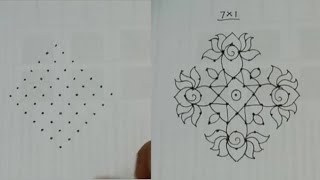 simple rangoli designs 👈👈❤️  easy rangoli designs  festival rangoli designs [upl. by Orel]