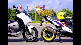 HONDA INTEGRA BMW C600 WALKAROUND ITALY GOOD MUSIC EXHAUST SOUND [upl. by Aernda]