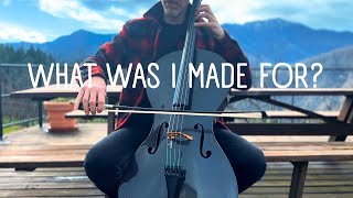 BILLIE EILISH  What was I made for for cello and piano COVER [upl. by Kordula449]