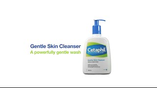 Cetaphil® Gentle Skin Cleanser  Cetaphil Singapore [upl. by Yendys]