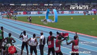 Men 4x400m Relay Final  African Senior Championships Asaba 2018 [upl. by Natie]