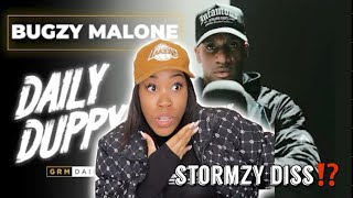 Bugzy Malone  Daily Duppy  GRM Daily  REACTION WHO HE DISSING😳 [upl. by Ming941]