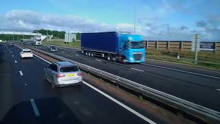 M8 Citylink Bus Cumbernauld to Buchanan Bus Station Glasgow Scotland UK [upl. by Dietsche]