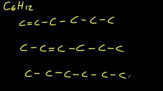 S326 Deduce the isomers of the straightchain alkenes IB Chemistry SL [upl. by Ettenaej]