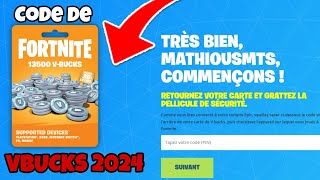 Tuto FR Comment mettre un CODE DE VBUCKS sur Fortnite en 2024 🤔 [upl. by Zoi]