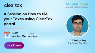 How to file your taxes using ClearTax [upl. by Sperling514]