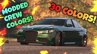 Top 30 Modded Crew Colors in GTA 5 Online That Will Blow Your Mind 🤫🔥 [upl. by Yeffej755]