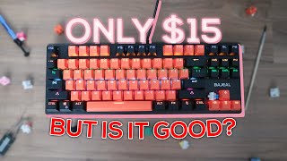 I bought the CHEAPEST Mechanical Keyboard I could find how bad is it  BAJEAL K100 Review [upl. by Brittani422]