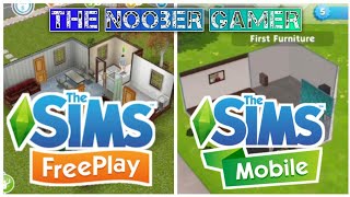 The Sims FreePlay vs The Sims Mobile [upl. by Airrat]