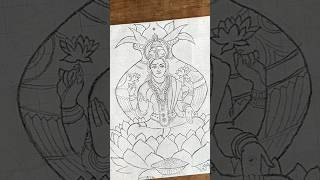 Maa Lakshmi Outline Tutorial lakshmi divalispecial deepavali [upl. by Etolas698]