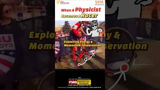 when a physicist become a racer bycycle science physics viralvideo viralshort shorts [upl. by Brigitte]