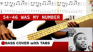 5446 was my number  Toots amp The Maytals BASS COVER  TABS [upl. by Fenton]