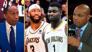 Inside the NBA discuss Zion amp Anthony Davis  2023 InSeason Tournament Semis [upl. by Atalaya636]