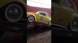 Fusca Baladeiro no guincho depois ter estragado o tambor de freio traseiro [upl. by Bagger658]