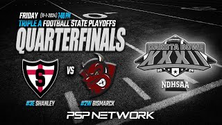 🏈 11124 ND 3 A Football Quarterfinals 3E SHANLEY AT 2W BISMARCK [upl. by Fafa]