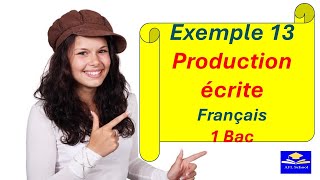 Production écrite français 1Bac exemple 13 pour lexamen régional [upl. by Baer]