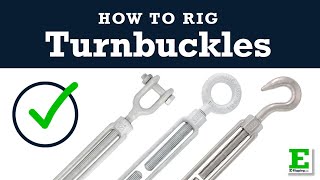 How to Use Turnbuckles in Your Next Rigging Project [upl. by Edvard]