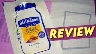 Hellsmann Mayonnaise REVIEW  Best for Pizza Pasta Burger  Taste Price Details [upl. by Sello]