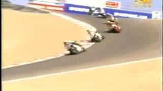 WSBK 2000 Ben Bostrom Laguna Seca Crazy Pass [upl. by Yerroc]